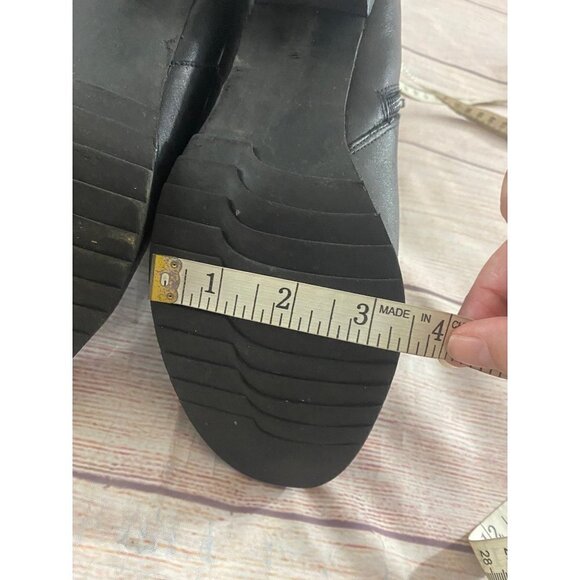 Coach And Four Black Leather Becky Women' Ankle Booties - 9.5M - Picture 9 of 14